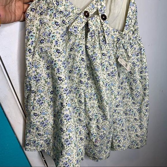 Free people petunia mini dress tea combo small floral print - Picture 5 of 7